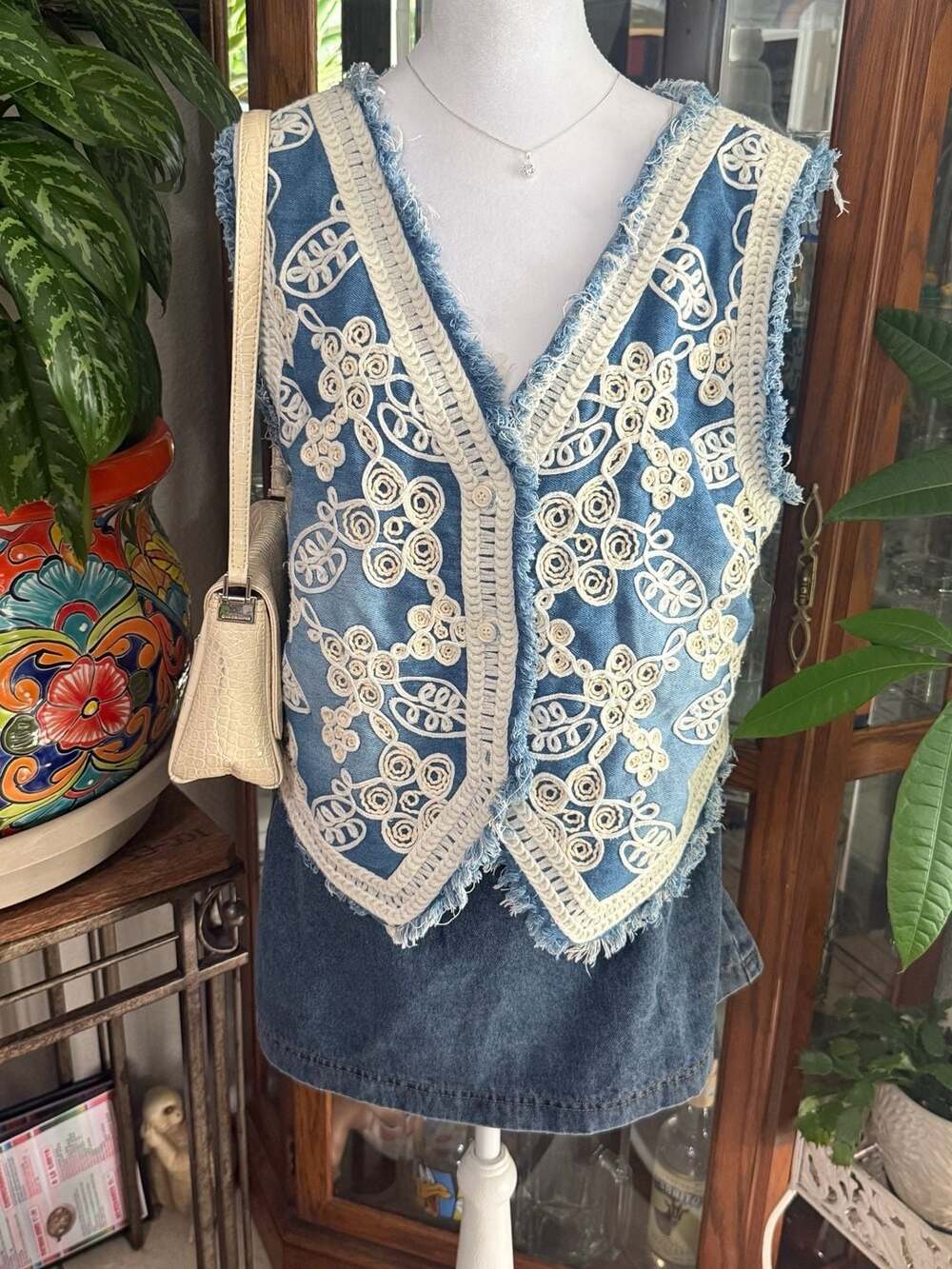 Boho Cottagecore Denim Vest 















#boho #cottagecore #festival #vest